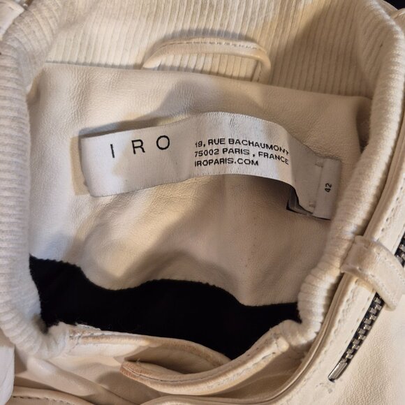 IRO off-white leather jacket - Picture 7 of 16